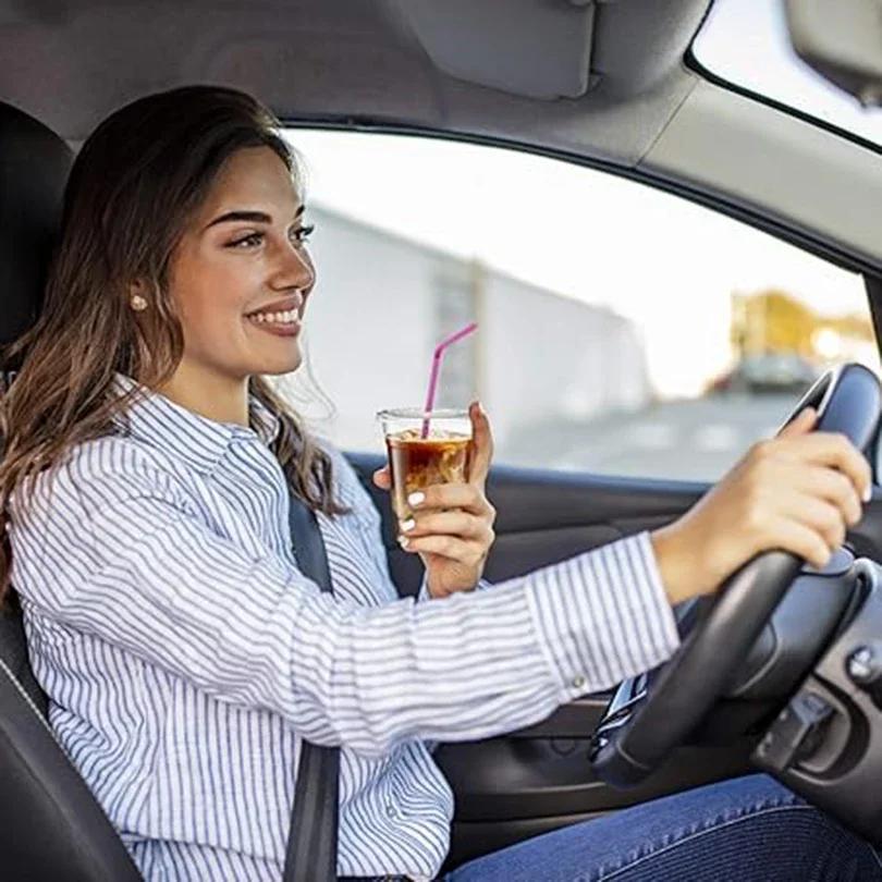 50/100 ცალი ერთჯერადი გამჭვირვალე პლასტმასის ჭიქა, ცივი ყავის სმუზი, მილქშეიკი, ცივი სასმელი წვეულებებისთვის, დაბადების დღეებისთვის, ქორწილებისთვის, კემპინგის ჭურჭელისთვის