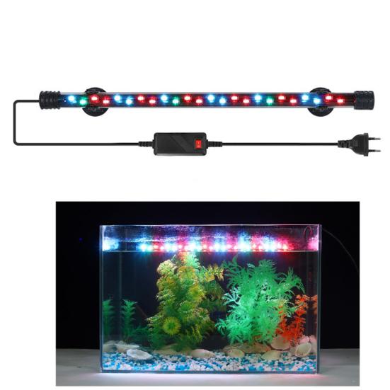 Akvarijní světlo LED 3 režimy Kompaktní podvodní lampa Akvarijní osvětlení pro domácí použití