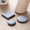 4Pcs Self-Adhesive Anti-abrasion Furniture Leg Slider Pads Floor Protector Easy Move Heavy Table Sofa Slider Mat Chair Fittings