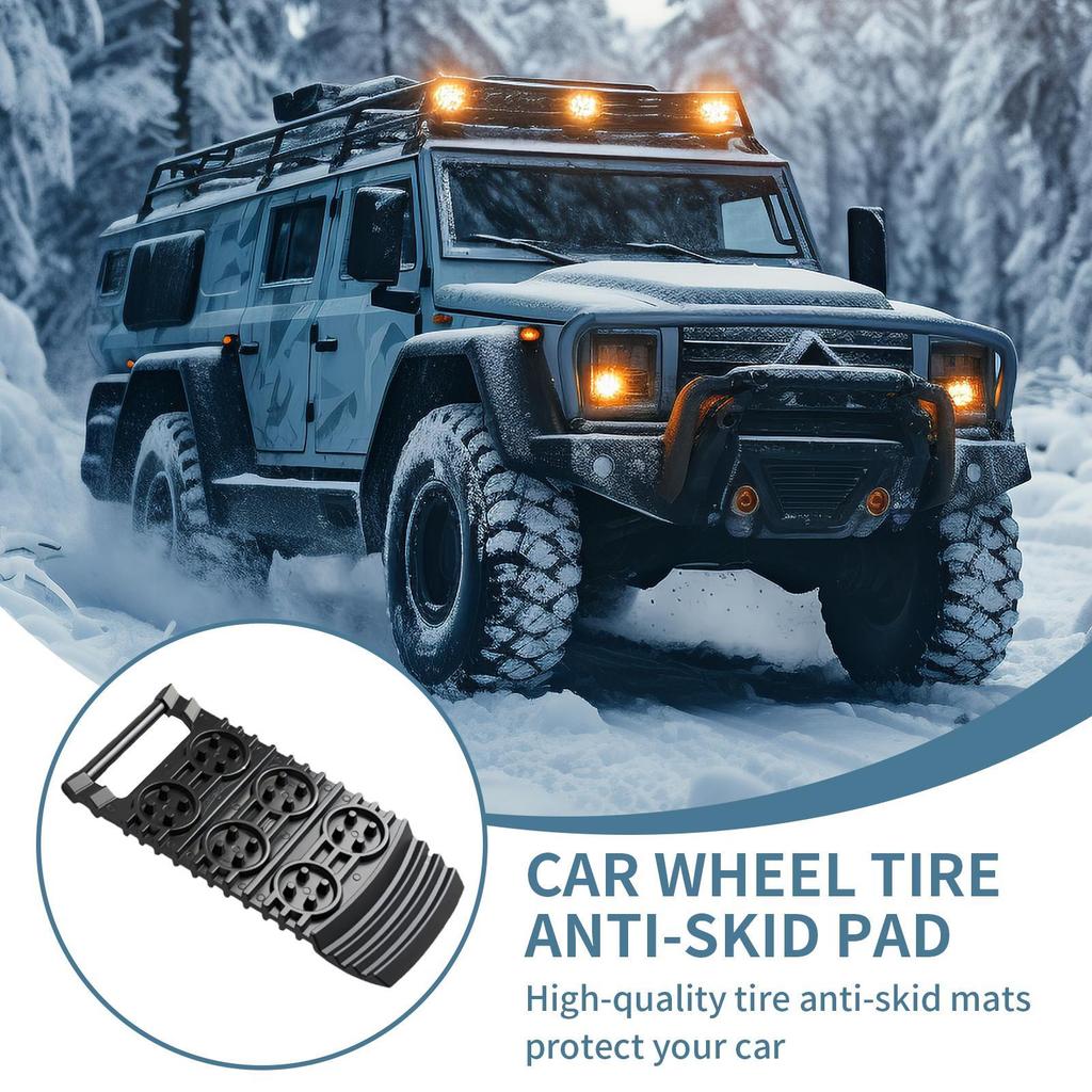 Car Tire Traction Mats Mud Snow Emergency Wheel Recovery Anti-Slip Vehicle Mud Snow Traction Pads For Trucks SUVs Road Extreme