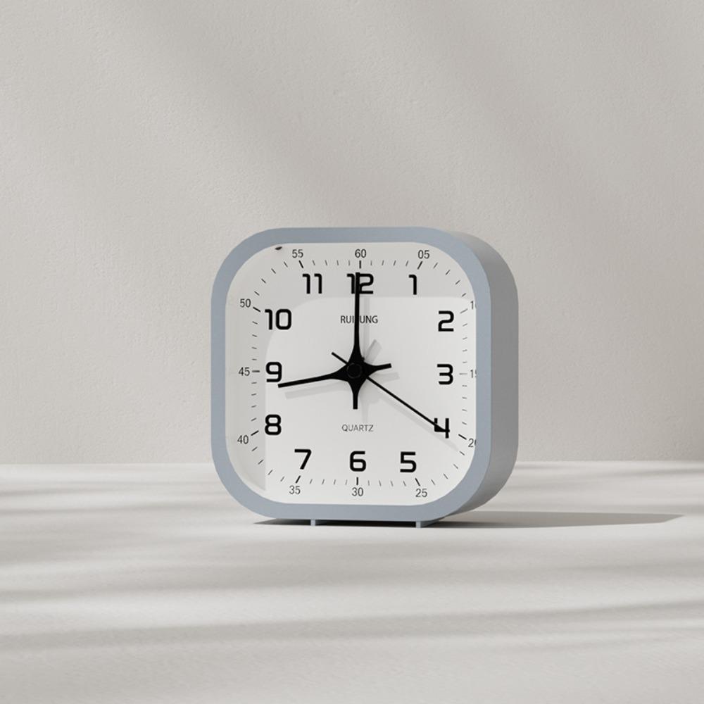 Children's alarm clock, modern style, silent operation time, plastic material, large digital clock, looks beautiful on the desk
