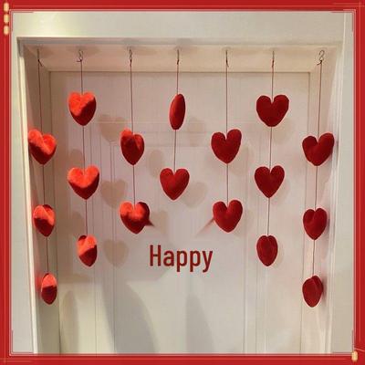 Love Heart Festival Wedding Door Curtain - Princess & Children's Room Decor