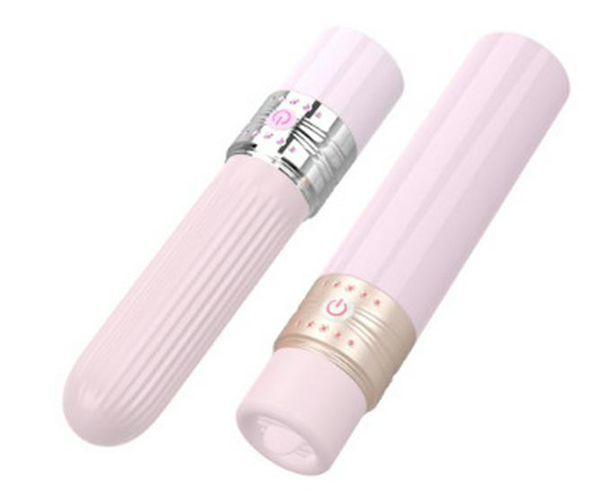 C310 Lippenstift Klitoris Vibrator & Zunge Leckendes Doppelkopf Massagegerät