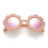 New Sun Flower Round Cute Kids Sunglasses Uv400 For Boy Girls Toddler Lovely Baby Sun Glasses Children