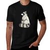 Woodland Raccoon Tshirt Comfortable Daily Wear Tee