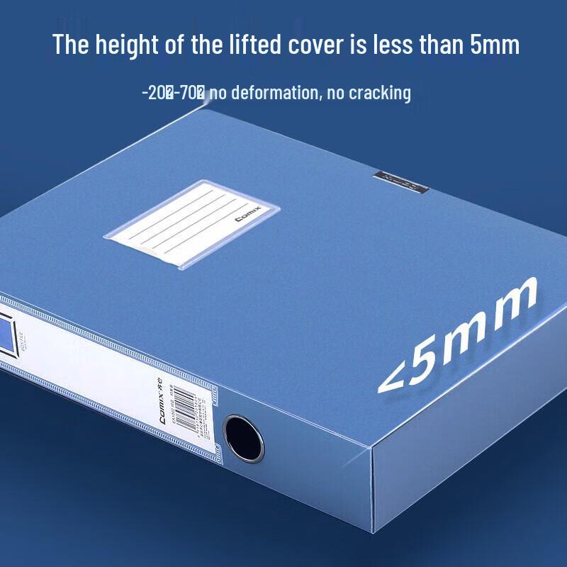 A4 Plastic Hook-and-Loop File Boxes (10 Pack)