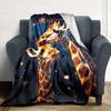 Giraffe Family Home Customize Your Name Blankets Soft Cozy And Lightweight For All Seasons Perfect For Picnics Sofa Office Bed Living Room And Ideal