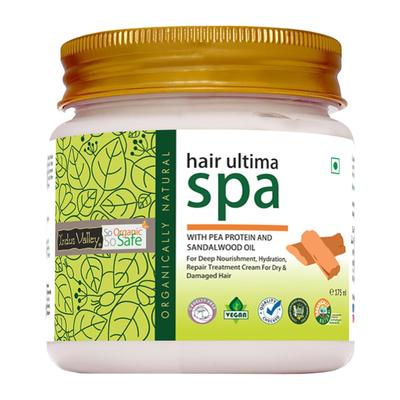 100% Orgânico Nutrição Profunda Capilar Ultima Spa Para Cabelos Opacos e Danificados Tratamento -175ml