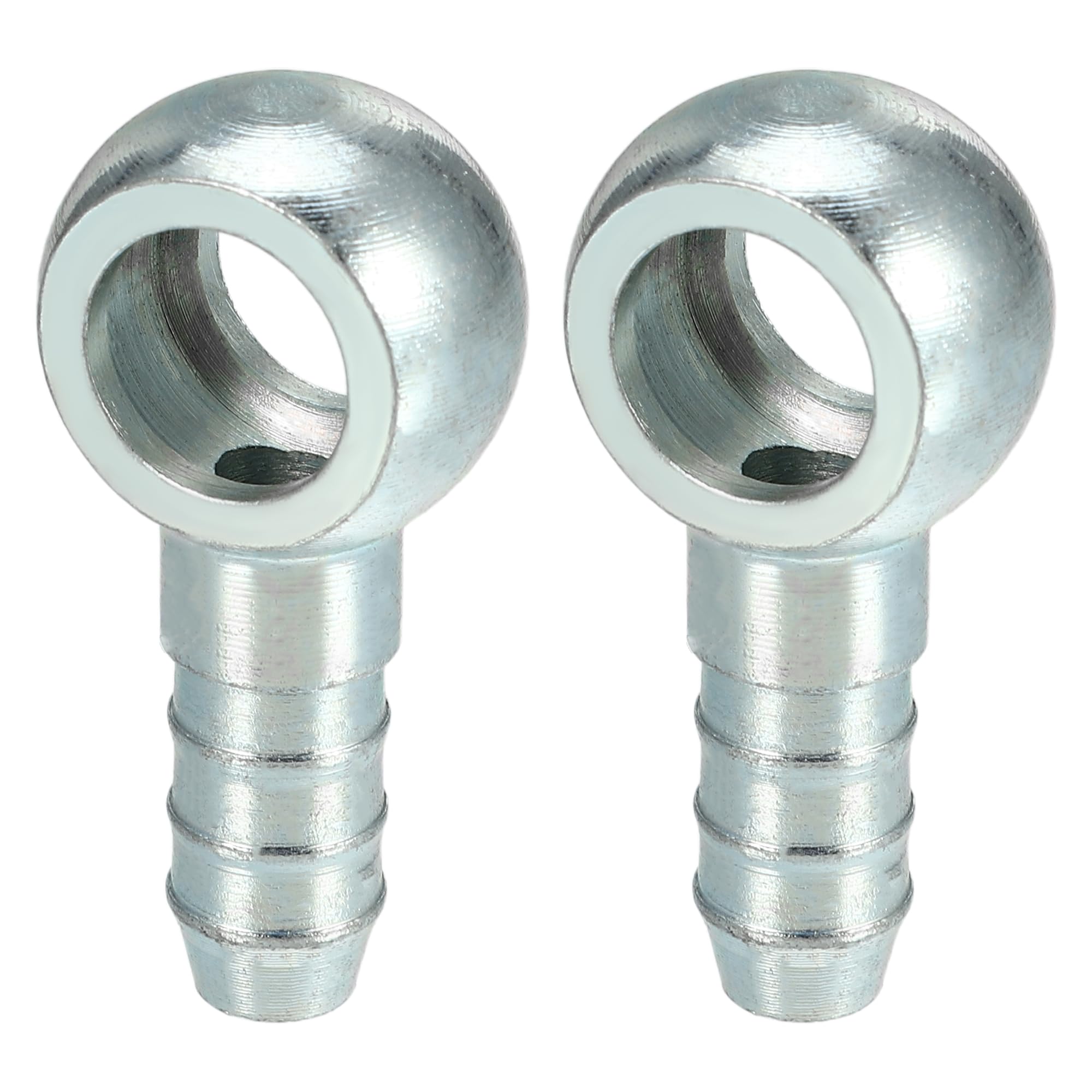 ACROPIX 2pcs Banjo Hose Barb Bolt Fittings Universal Banjo Fitting Fuel Line Adapter Connector