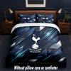 Designové povlečení Tottenham Hotspur 1 povlak na přikrývku + 2 povlaky na polštář Měkké prodyšné domácí povlečení
