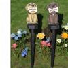 Solar floor plug resin lawn light Atmospheric decorative floor plug light New puppy lawn light Garden courtyard