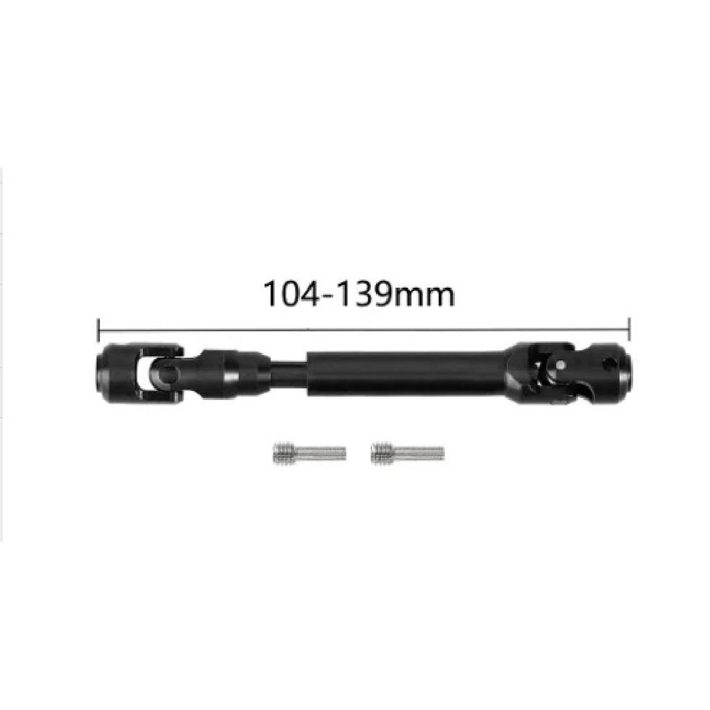 INJORA Steel Heavy-Duty Drive Shaft for 1:10 Rc Car Accessories Crawler Axial SCX10 90046 AXI03007 TRX4 Redcat Gen8 Accessories