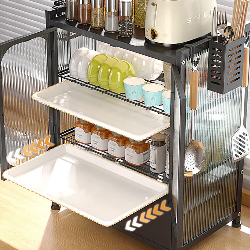 Beifu 3-Tier Dish Drying Rack with Drawer