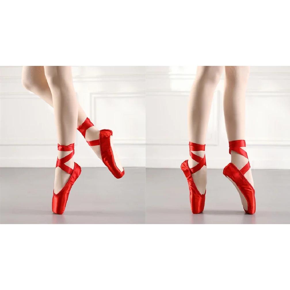 Kinder und Erwachsene Ballett Tanzschuhe Mädchen Ballett Pointe Schuhe Professional mit Bändern Schuhe Serie klassische Frau Ballettschuhe