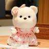 Liebliches Mädchen Herz Bär Plüschtiere Kawaii Stofftiere Weiche Babyschlafpuppe Valentinstagsgeschenk Für Selfie-Requisiten