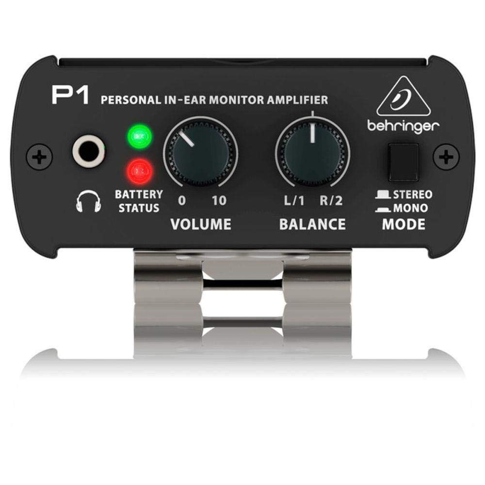 Behringer In-Ear Monitor, Active Type, Belt Mountable, StereoMonaural Switchable, LR Balance Adjustable, Runs On 9V for Up To 12 Hours, Can Be Driven