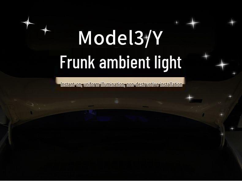 Tesla Model 3/Y Front Trunk and Hood Ambient Light Strip Interior Kit