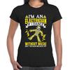 Funny T-Shirt Women Gift Top Shirt I'm An Electrician If I Dance Skeleton NoveltyWill Be Opened In a New Window or Tab