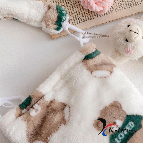 Fur Teddy Bear Crossbody Bag (1 Color)