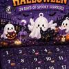 Halloween Party Favors for Children Advent Calendar 2026, 24 Days Countdown with Transparent Acrylic Decor Collectible Mini Figures, Spooky