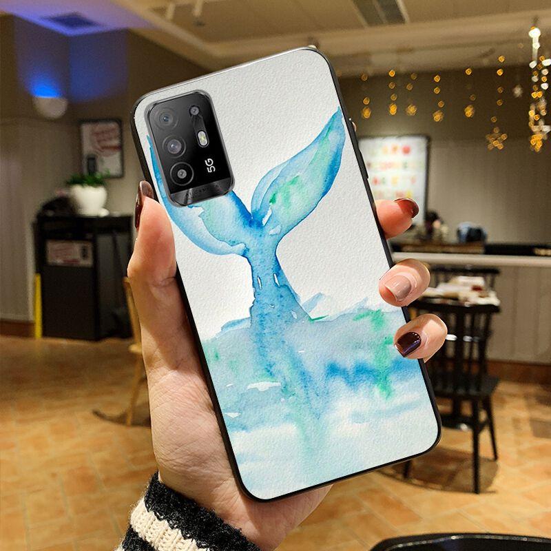 Funda Dance Of Dolphin Phone Cover For OPPO A74 A94 5G A3S A5 A5S A9 A12 A15 A15S A52 A53 A53S A72 A73 2020 A91 5G Cases Coque