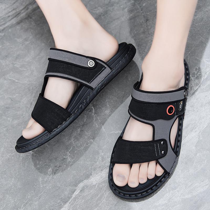 Fashion Fashion Men Slippers Soft Indoor Home Slides Male Non-slip Summer Outdoor Beach Men Sandals Flip Flops Men Shoes Large Size 44
