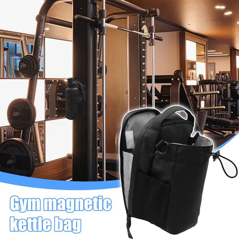 Magnetic Water Bottle Pouch Bag Gym-specific Water Cup Holder With Strong Magnet For Outdoor Sports Cup Holder Bag Organizer