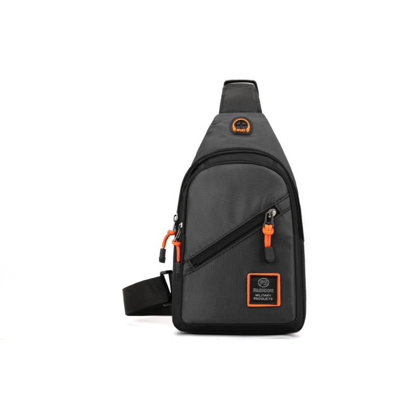 

New breast bag men s crossbody shoulder bag trendy fashion men s breast bag crossbody bag simple crossbody bag серый