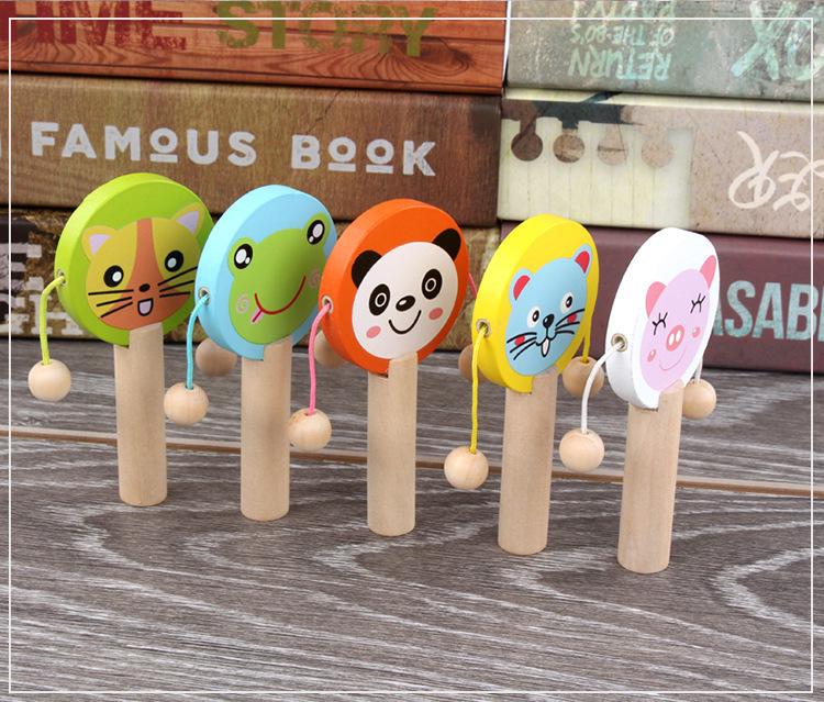 Alligator Clapper Wooden Toy for Infant & Toddler Early Education