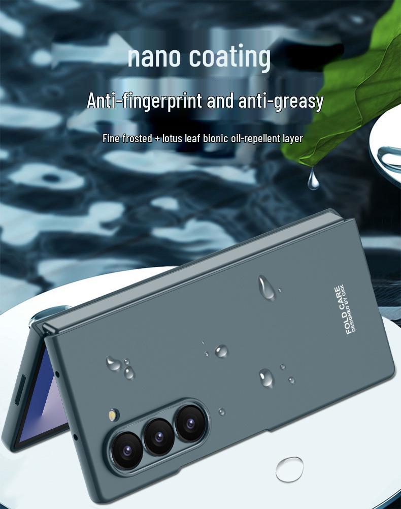 Ultra-Thin Matte Phone Case for Samsung ZFold7: Fashionable, Solid Color, Folding Protective Cover
