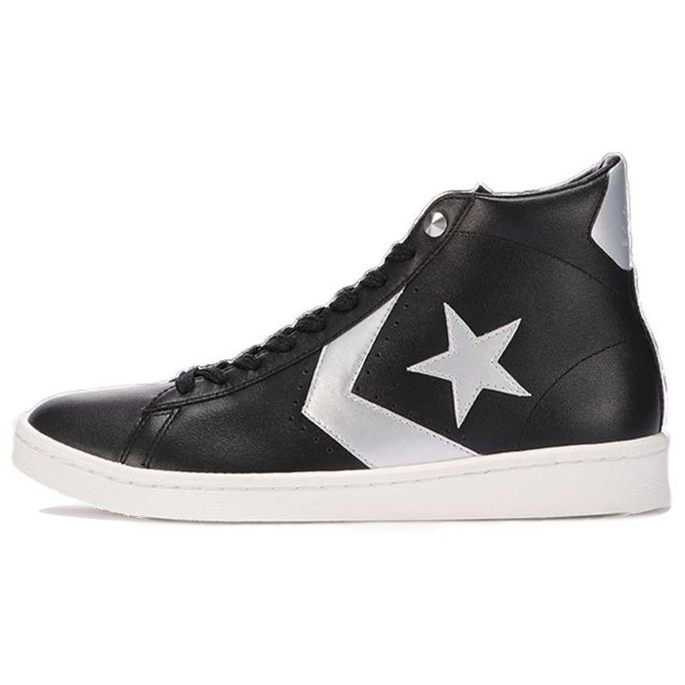 

Converse Mastermind Japan X Cons Pro Leather Hi Повседневные полувысокие кеды для скейтбординга Унисекс Кроссовки Черные Серебристые 34200960 43