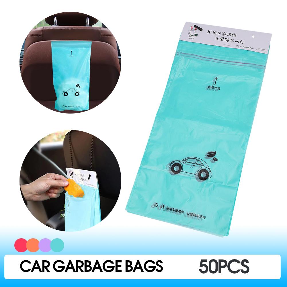 Auto Müllbeutel Einweg Selbstklebend Mülleimer für Auto Sitzlehne Hängender Müllsack Büro Küche Müllaufbewahrungsbeutel