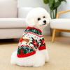 Warm Dog Snowflake Sweater Soft Cat Elk Knitwear Costume Christmas Puppy Clothes Autumn and Winter