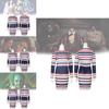 Beetlejuice Cosplay Costume Astrid Striped Dress For Halloween Role Play