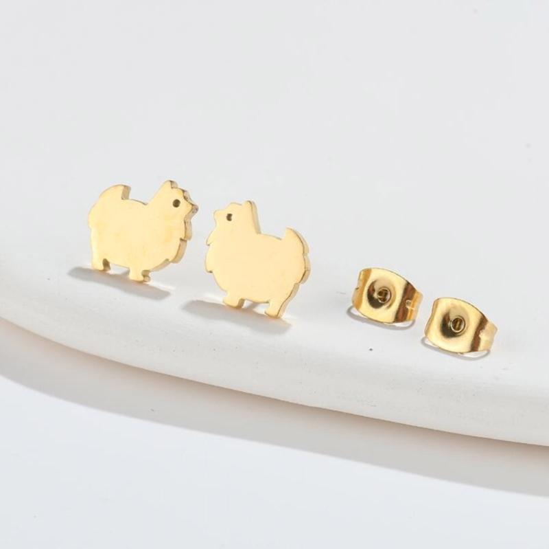 Korean Style Sheep Studs Earrings Animal Earwear Lightweight and Comfortable Ear Accessories for Fashion Enthusiasts