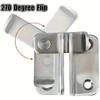 1PC Stainless Steel Anti-Theft Latch Stainless Steel Pin Door Latch Right-Angle Sliding Door Latch Pin Pet Cage Safety Door Bolt Latch