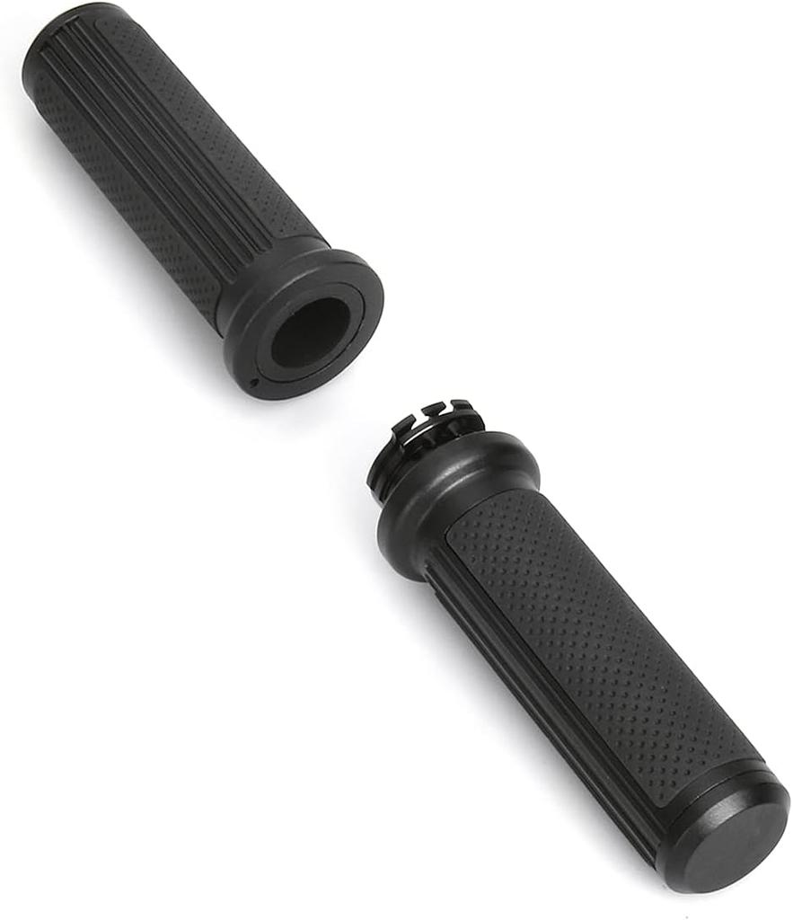 1" 25Mm Cnc Defiance Aluminum Rubber Handlebar Grips for Harley Touring Sportster Xl883 1200 Dyna Softail