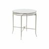DKD Home Decor-Side Table DKD Home Decor Silver Metal Mirror 56 X 56 X 56 Cm