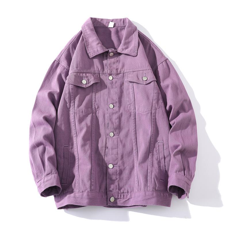 Alsidig Denimjakke til Plus Size, Unisex, til Efterår/Vinter