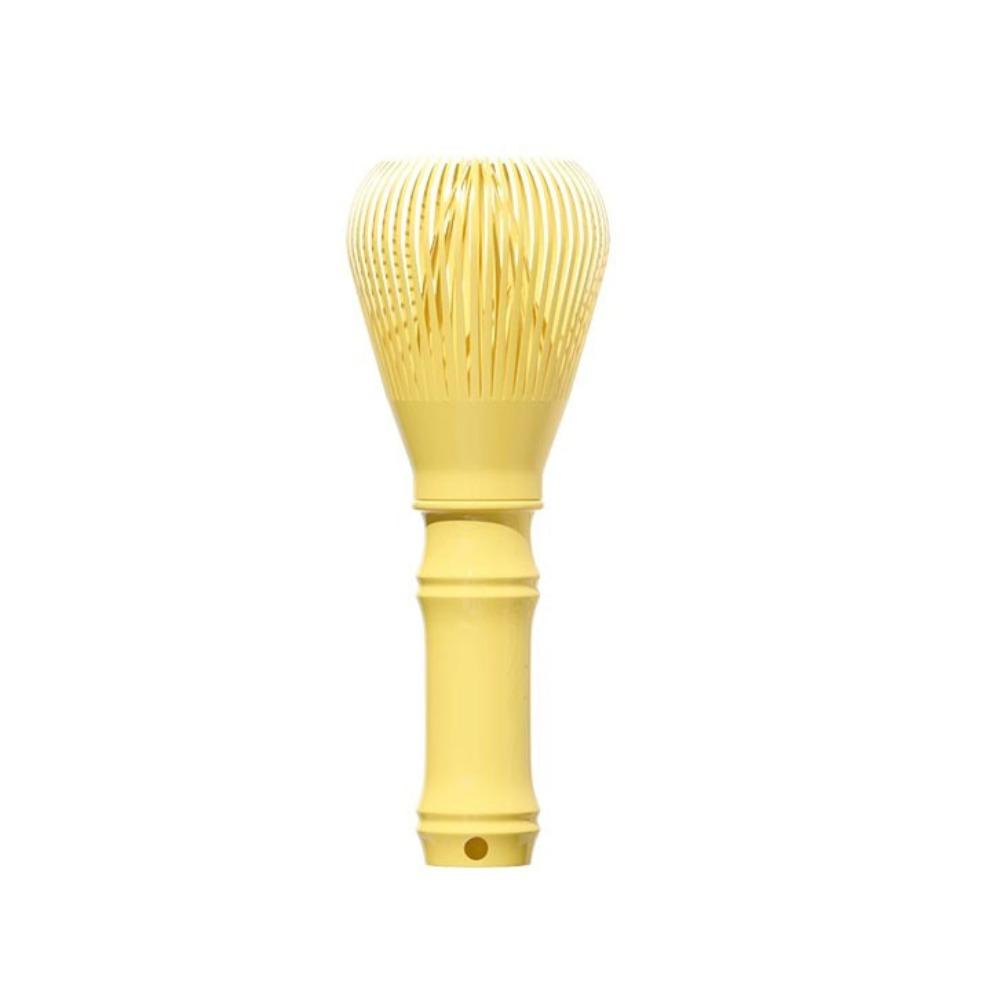 ABS Resin Whisk With Whisk Holder Green Tea Powder Whisk New Tea Brush