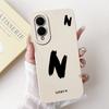 For Samsung Galaxy S25 Edge Case Cover Simple Fashion Letters Luxury Crown Flowers Painted Silicone Phone Case S937U S937B S9370