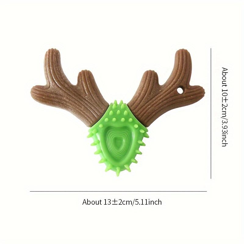 TPR Dog Chew Toy with Antler Design for Tough Teeth Grinding and Fun Play