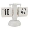 Flip Desk Clock 12 Hours Vintage Minimalist Digital Display Battery Operated Automatic Mechanical
