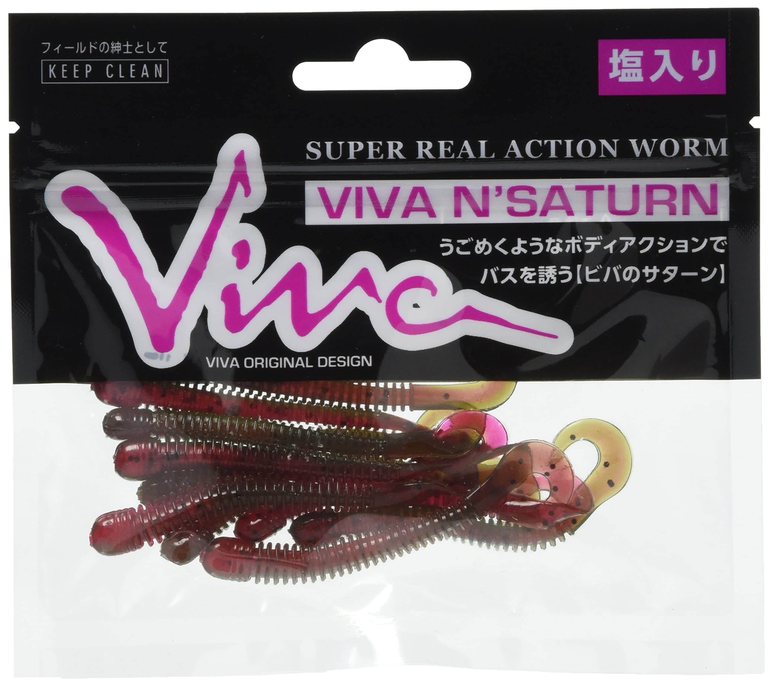 Cormoran Viva Saturn R Watermelon Worm Lure 3-inch #538