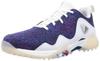 Adidas Golf Men's Code Chaos 21 Golf Shoes, White/Legend Marine/Scarlet, Size 25.0 Cm
