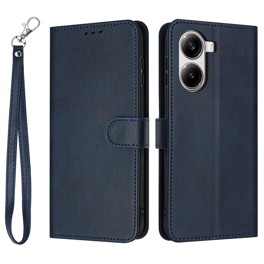 For Xiaomi Redmi Turbo 4 5G/Poco X7 Pro 5G Case Flip Stand PU Leather Wallet Phone Cover Calf Texture