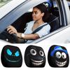 2pcs Halloween Funny Car Headrest Pillowcase Cute Cartoon Eye Car Headrest Seat Protector Anti-Scratch Vehicle Accessories