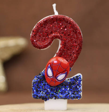 Number Birthday Candles for - Character Design Party Decoration for Celebrations