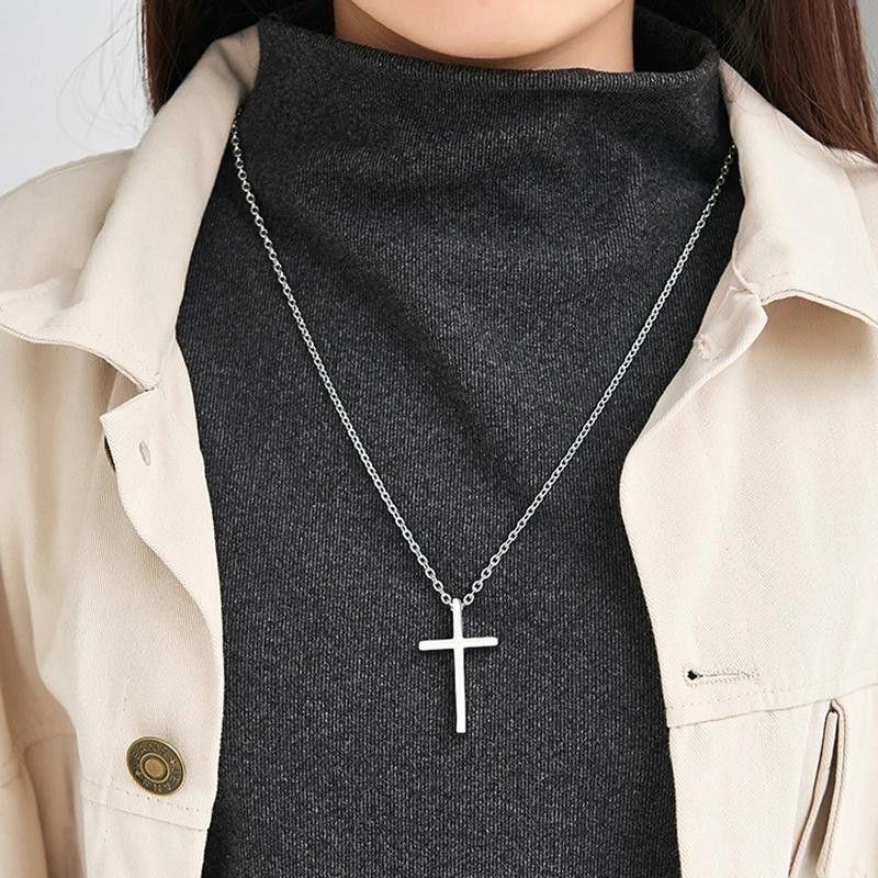 TV-Serie Mein Dämon Kang Song Mode Personalisierung Halskette Unisex Kreuz Anhänger Choker Schmuck Zubehör Geschenke