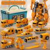 Magnetic Engineering Vehicle & Robot Toy Building Set for Kids